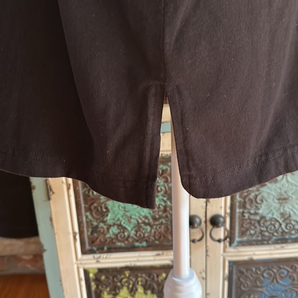 Dressbarn Woman Short Sleeve Notch Neck T-shirt Plus Size 22/24 Black - Picture 6 of 12